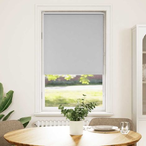 Maison Exclusive - Estor Enrollable Opaco gris claro 70x150 cm Te