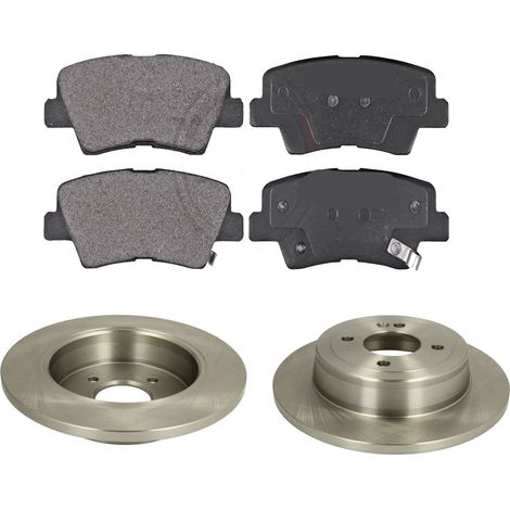 KIT FRENI POSTERIORI compatibile con HYUNDAI i20 (GB,IB) - DISCHI + PASTIGLIE OEM: FDB4833 / 18225 /SOSTITUZIONE DIRETTA/BASSA POLVERE/SILENZIOSO