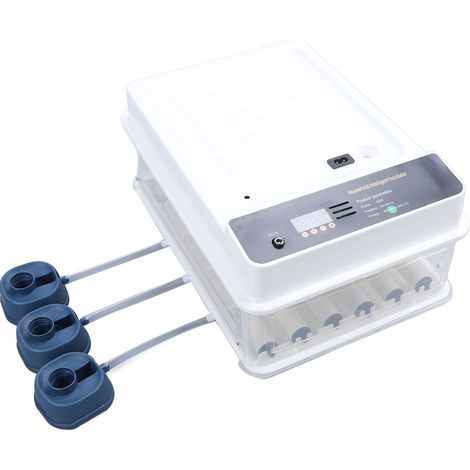 Automatischer Brutapparat mit Eierprüfer und automatischer Eierwender für Hühner und Wachteln, duales Netzteil, EU-Stecker (220 V), 24 Eier (1/5)