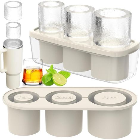 Eiswürfelform Silikon Deckel 3fach Tumbler 40oz Whisky F (1/5)