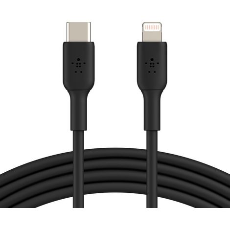Câbles - USB & Thunderbolt BELKIN Câble USB-C vers Lightning 1m noir (1/6)