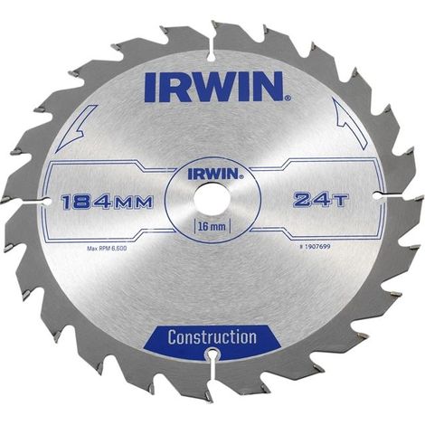 Sintered Wood Cutting Saw Blade 184 x 16 mm, 24 Teeth (1/3)