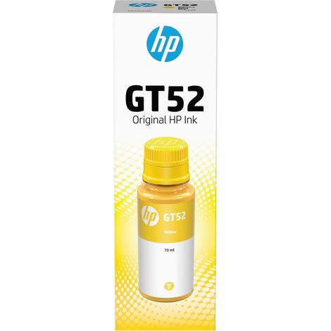HP Botella de Tinta Original GT52 amarilla