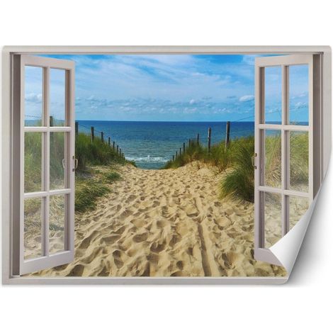 Papier peint chemin vers la mer - 210 x 150 cm (1/4)