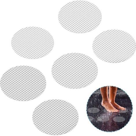 20 pieces of anti-slip stickers, round anti-slip stickers 10 cm in diameter for bathtub and shower. Transparent, anti-slip bath mat (1/5)
