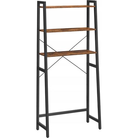 Mensola da bagno, mobiletto per WC, lavatrice, cestello industriale da loft