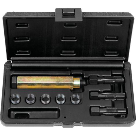 KS TOOLS Coffret de réparation pour sondes Lambda THREADfix, 9 pcs M12 x 1,5 ( 150.5070 ) (1/5)