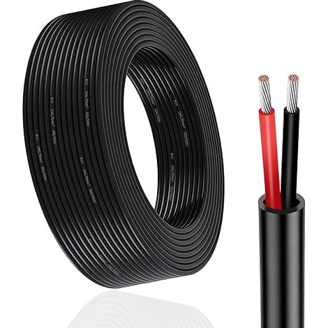 Cable Rouge/Black Cuivre Pour Remorque Bateau (1/5)