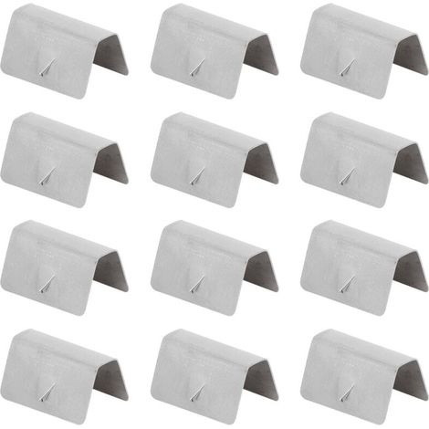Clips de retenue de fixation en acier inoxydable, 12 pièces, canal de déflecteur de pluie et de vent pour voiture, adaptés à HEKO G3 (1/5)
