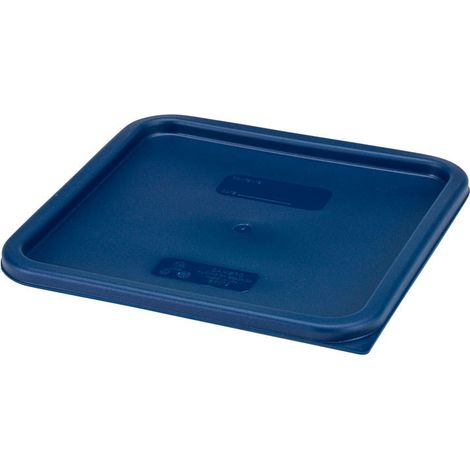 Couvercle hermétique pour boîte carrée Camsquare - 25.6 x 31 cm - Bleu - Lot de 6 - Cambro