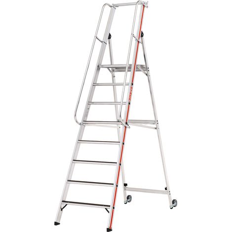Hymer Plattformleiter R13, 8 Stufen incl. Plattform (1/5)