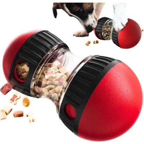 Jouet interactif pour chien - Balle distributeur - Indestructible - Plastique - Stimule la réflexion (1/4)