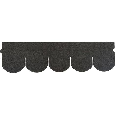 Tegole bituminose IsolBau, colore nero castoro, 1 pz. (1/3)