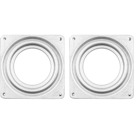 2 Pièces Roulement Lazy Susan 4 Pouces Acier Galvanisé Rotation 360 Degrés Pour Meuble Cuisine Table (1/5)
