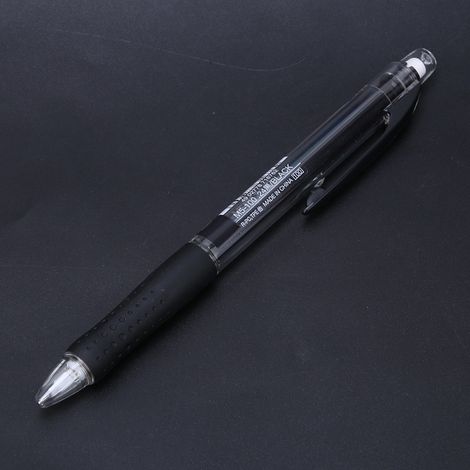 Règle T à trous jauge de traçage acier inoxydable pour menuiserie avec porte-mine 200 mm argent lot 1 règle 1 crayon 1 boîte de mines (1/5)