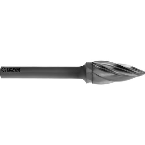 Fresa Rotativa Metal Duro Tipo G Ojiva - 9254 - 03,00X03,00 mm Dent.1 IZAR (1/4)