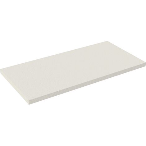 Plan double vasque suspendu Clever Beige - 140 x 46 cm (1/2)