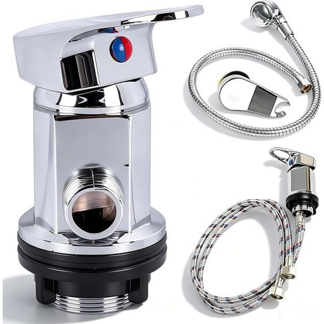 Douchette à main de coiffeur, mitigeur de douche, sortie 1/2", mitigeurs professionnels, pulvérisateur, pommeau de douche, robinet de shampoing, lavabo pour fauteuil de lavage et lavage de coiffeur (1/5)