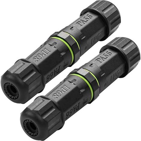 Pin Waterproof Electrical Connector Waterproof Coupler for Outdoor Cables Compatible with 3.5-10mm Diameter Cables for Outdoor Billboards (1/5)