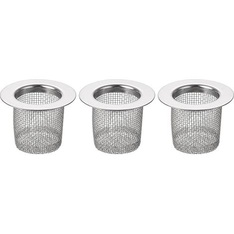 Série d'éviers de salle de bain 3 pièces pour trous de drainage de 1,38 "- 2" de diamètre, série d'éviers en acier inoxydable profond de 40 mm / 1,57 "pour drains de douche et drains de sol (1/5)
