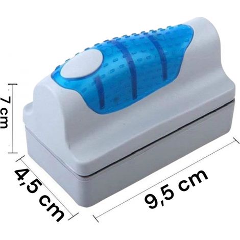 Pulitore Magnetico Tergi Vetro Per Acquario Spazzola Calamitata SC871