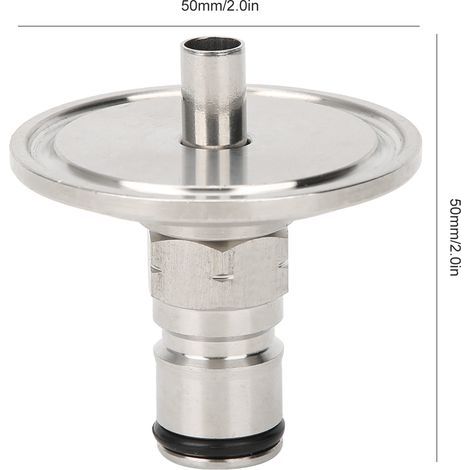 Adaptateur de Poste à Gaz 1,5 po Tri-Clamp pour Raccord à Bille - Accessoire de Brassage de Bière (1/5)