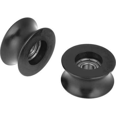 4 roues à gorge U 0840UU pour guidage linéaire, 8x39.5x20.1mm, 4 pièces (1/5)