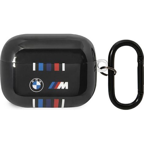 BMW Multicolor Líneas - Funda para AirPods Pro (Negra) (1/3)
