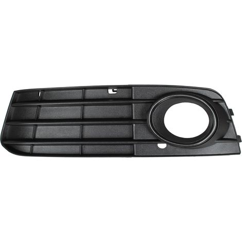 Audi A4 07-11 CON ALOGENI griglia nel paraurti 3 FASCE CORNICE NERA sinistra (1/2)