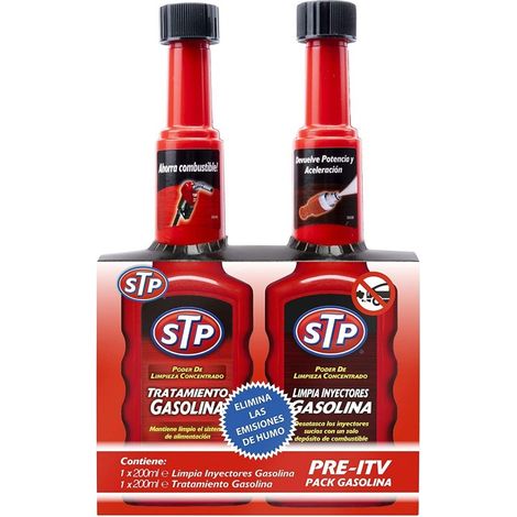 Limpiador Preinspección Gasolina STP 2 Piezas