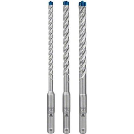 Maletín de brocas Bosch SDS-plus-7X para hormigón armado
