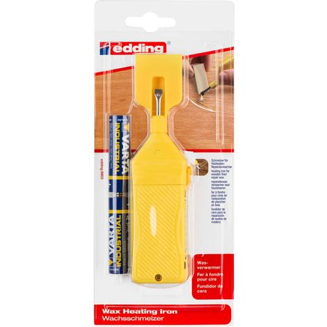 Edding Plancha para Fundir Cera Amarilla 8903 Herramienta para Carpintero (1/3)