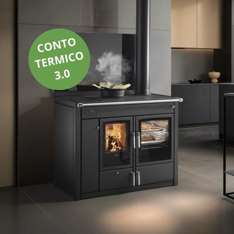 Termocucina a legna con forno Klover Altea da 16,3 kW (1/5)