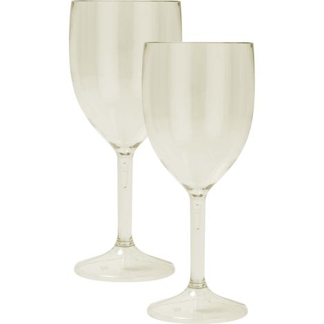 Verre réutilisable 2 pièces, pour fête ou fête dans le jardin, Beige Transparent (1/4)