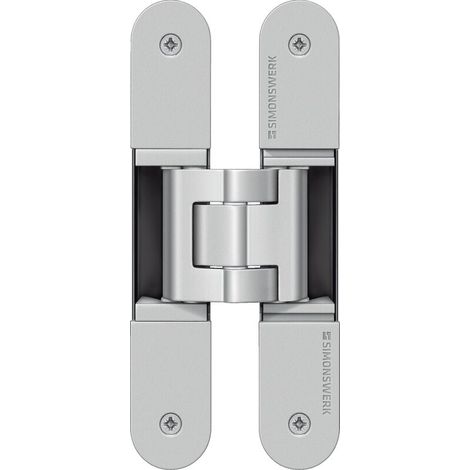 Türband Türbeschlag TECTUS TE 340 3D verdeckt silberfärbig beschichtet, 2 Stk