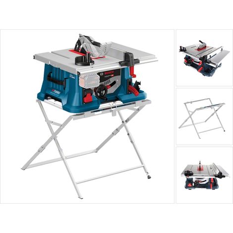 Bosch GTS 18V-216 Professional Akku Tischkreissäge 18 V 216 mm Biturbo ( 0601B44000 ) + Bosch GTA 560 Professional Untergestell ( 0601B22700 )