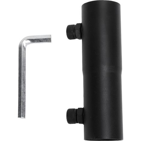 Vtizikl Adaptateur de tuyau en alliage d'aluminium, support robuste, pratique pour des ajustements flexibles, adapté à diverses surfaces, comprend un outil d'installation et une clé hexagonale