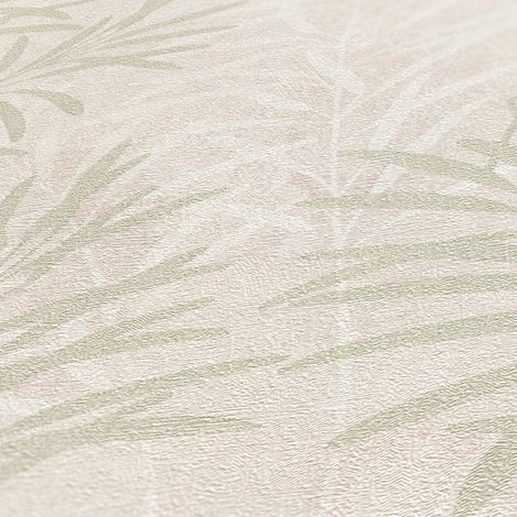 A.S. Creation Terra 389194 Vliestapete Blumenoptik 10.05 x 0.53 m Creme Wohnzimmer Schlafzimmer Flur Küche Esszimmer Badezimmer Bad Arbeitszimmer Büro Diele (1/5)