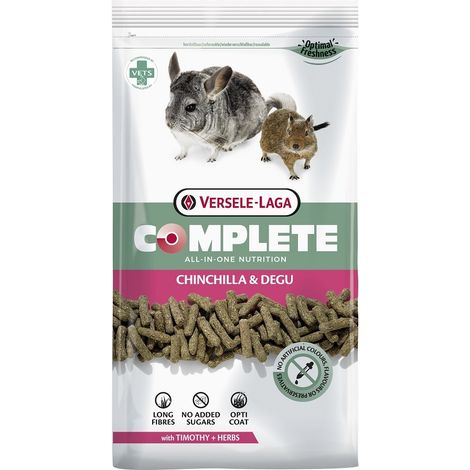 futtermittel All-in-one-Extrudate mit hohem Faseranteil 1,75 kg für Chinchillas und Oktodons (1/2)