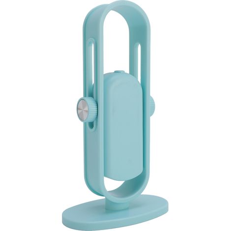 Lampe de bureau miniature rotative à 360°, rechargeable par USB, batterie 250 mAh, LED à couleur réglable, bleu clair. (1/5)