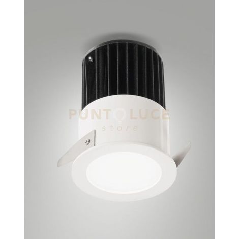 NASCA FARETTO INCASSO TONDO BIANCO D.6,2CM C/DRIV 12W 3000K 1150LM