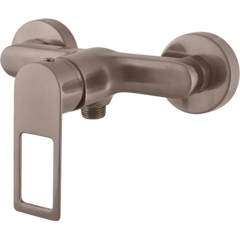 Mitigeur douche NIL en laiton métal gris brossé-Doré-Doré-- (1/2)