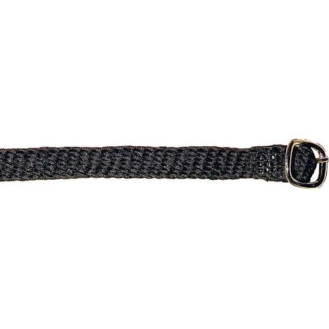 Cinturini in nylon pesante intrecciato per speroni inglesi - Nero 10