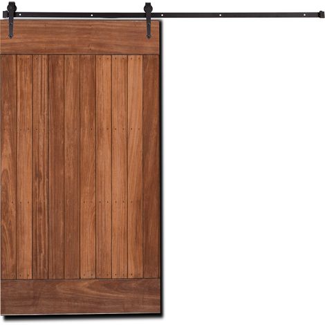 Beschlagsystem Schiebetürsystem Beschlag mit Laufschiene DSB180 schwarz max.90kg (1/5)