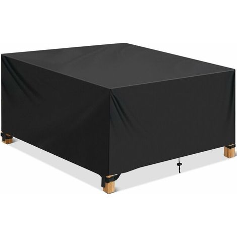 royaluxe -Housse De Protection Imperméable pour Meubles De Jardin 420D 150x150x75cm, Bache Salon De Jardin, Tissu Oxford Résistant Aux UV pour Chaise De Table, Canapé