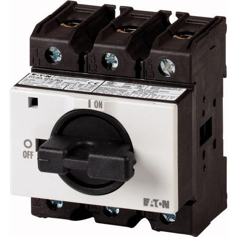Inter. Marche-Arrêt tripolaire + 1 F + 1 O 63 A encastré en tableau modulaire 000081593 EATON P3-63/IVS/HI11
