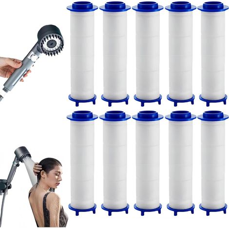 Filtre Douche - 10 Pcs - Coton PP - Purification Eau - Pour Pommeau Amovible - 85mm (1/5)