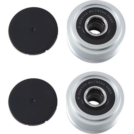 Zwei Lichtmaschinenkupplungsriemenscheiben, passend für Ranger Transit 2.2, Guard 2.4, Hilux 2.4, 2.5 und 3.0, Teilenummer: 2GD-FTV F-556174 27415-0L020 F00M391121 (1/3)