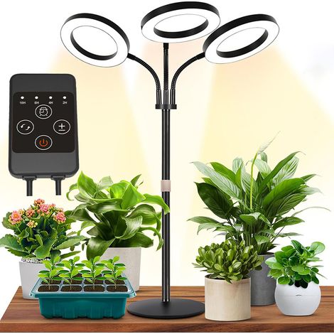 Lampe de croissance LED pour plantes d’intérieur – Idéale pour la germination de graines, les bonsaïs, les cactus, les succulentes et l’encouragement de la coloration naturelle (1/5)