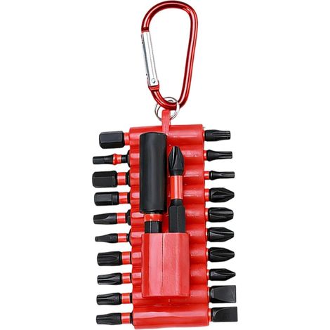 Magnetic Screw Bit Set, Shank Driver Kit, Multifunctional Drill Accessories Pack, Sturdy Repair Tool Collection, Ideal for Car Bike Auto Maintenance Woodworking Furniture Installation DIY 2.5cm (1/5)